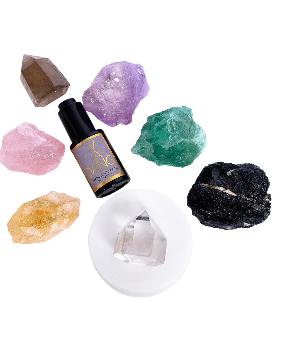 7-Piece Crystal Meditation Set