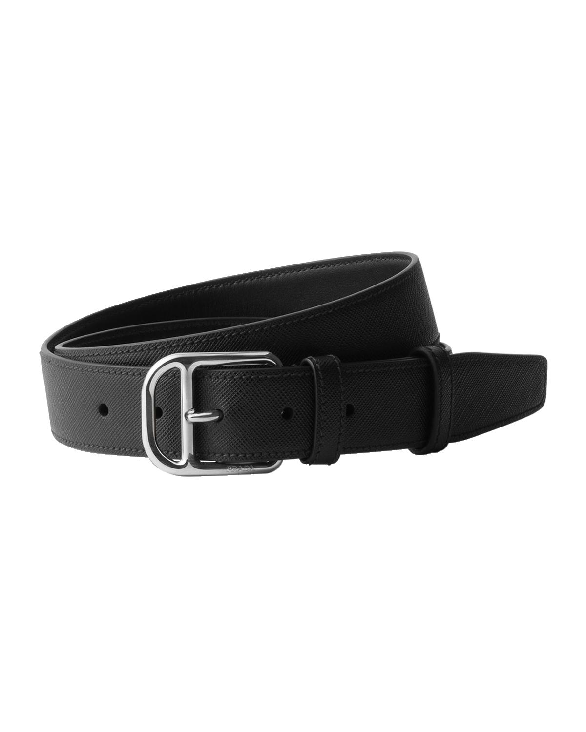 Men's Saffiano Leather Belt