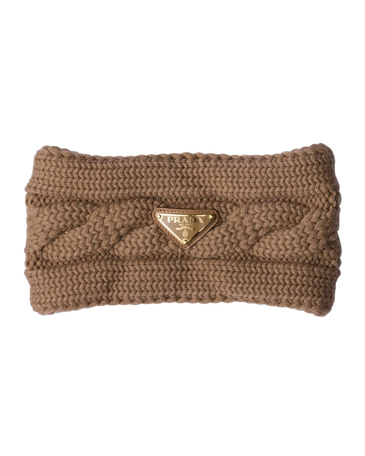 Cable Knit Wool Headband