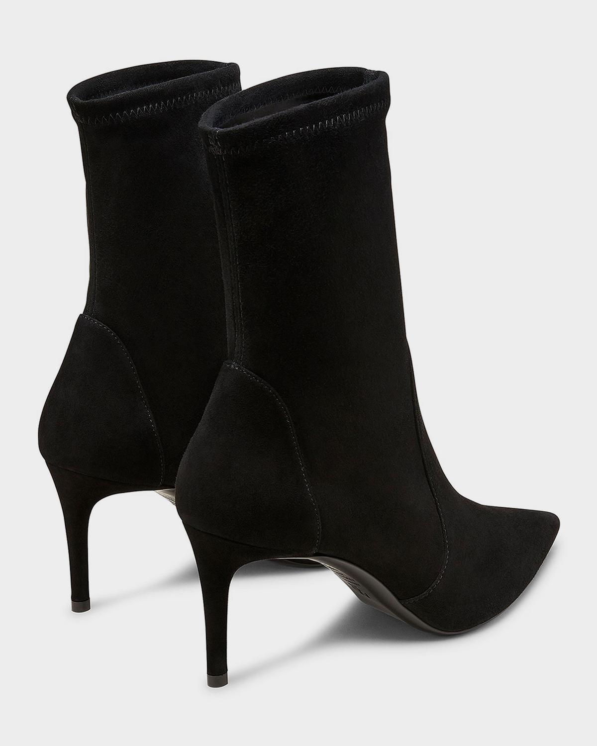 75mm Stuart Power Suede Booties